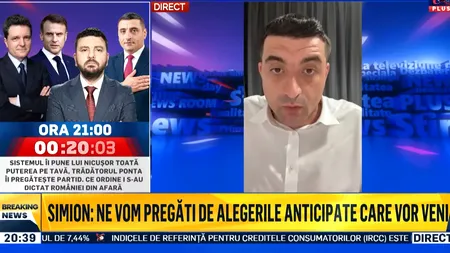 George Simion: „Frauda s-a făcut prin Serviciile Secrete și prin prezența șefului spionajului extern al Franței, cu câteva zile înainte de vot”