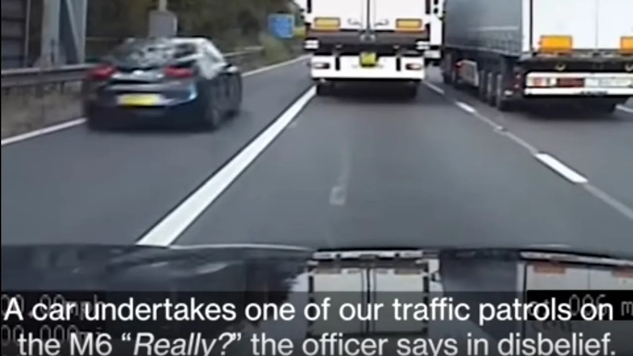 Traficanți de droguri, prinși după ce au folosit banda de urgență ca să depășească o coloană de mașini (VIDEO)