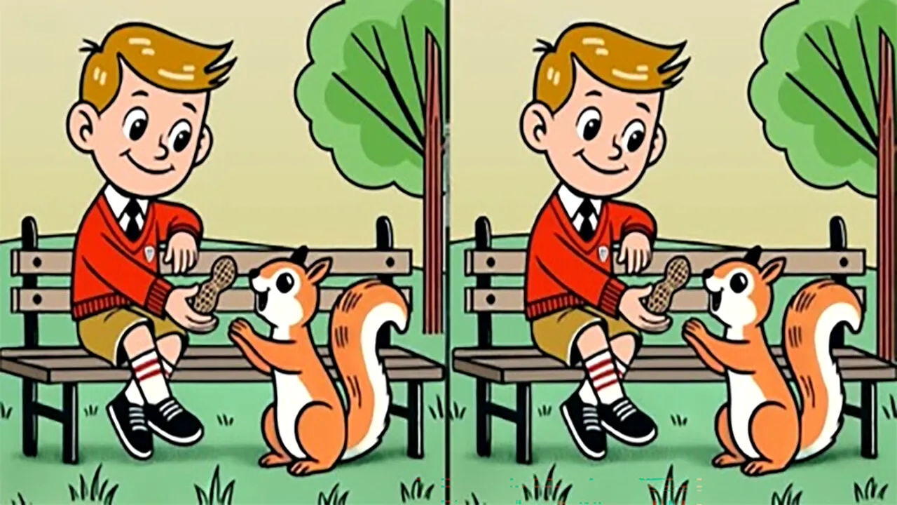 TEST de inteligență | Găsiți cele 3 diferențe dintre aceste două imagini! Aveți la dispoziție 29 de secunde