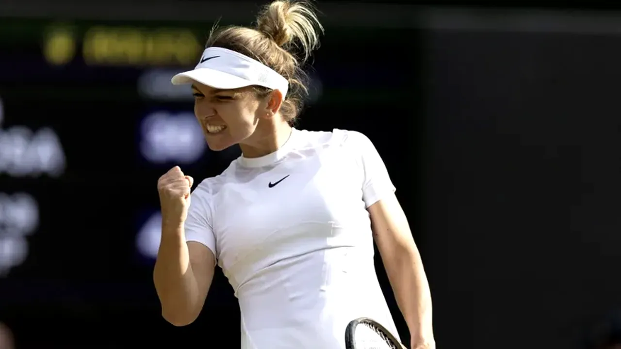 Simona Halep s-a calificat în semifinalele de la Wimbledon 2022. Victorie în două seturi pentru româncă