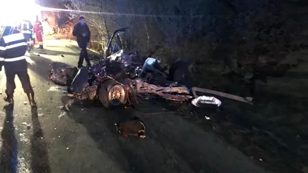 Accident cumplit în județul Sibiu. Două persoane au murit, alte două sunt grav rănite / Un șofer de 19 ani a intrat pe contrasens
