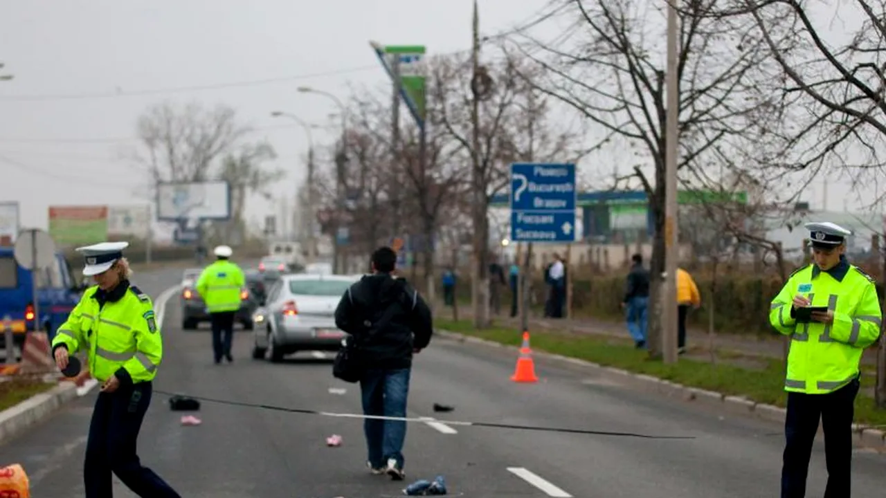 O fetiță de opt ani a murit la spital după ce a fost accidentată de o mașină condusă de un polițist