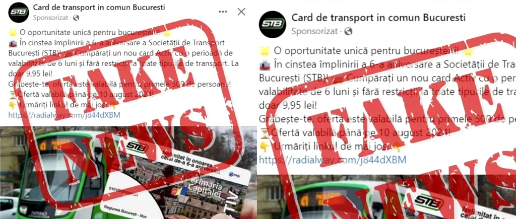 STB, avertisment cu privire la tentativă de frauda: Mesaj FALS, promovat pe Facebook