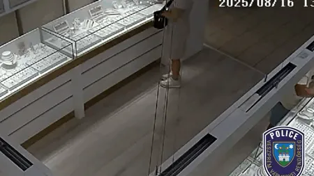 Români arestaţi în Ungaria, după ce au spart un magazin de bijuterii. Jaful a fost filmat