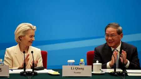 Uniunea Europeană și CHINA își intensifică parteneriatul strategic/ Ursula von der Leyen îi cere lui Xi Jinping să aducă Rusia la „masa negocierilor”