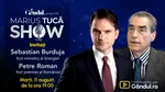 Marius Tucă Show începe marți, 11 august, de la ora 19.00, live pe Gândul. Invitat: Petre Roman, Sebastian Burduja