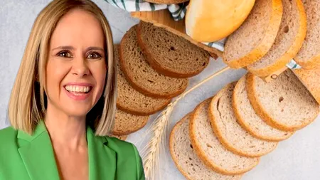 Mihaela Bilic demontează un mit. Care pâine este mai sănătoasă, de fapt: albă sau neagră?