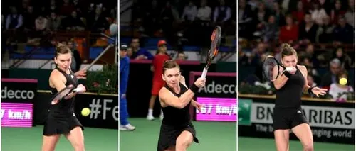 Simona Halep la Fed Cup: Mi-a fost rău înainte de meciul cu Muguruza