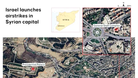 Statele Unite cer Israelului să OPREASCĂ bombardamentele asupra Siriei /„Suntem foarte preocupați, vrem ca luptele să înceteze”