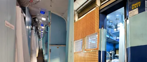 SOLUȚIE în plină criză a CORONAVIRUSULUI | Țara în care trenurile au fost transformate în spitale - FOTO