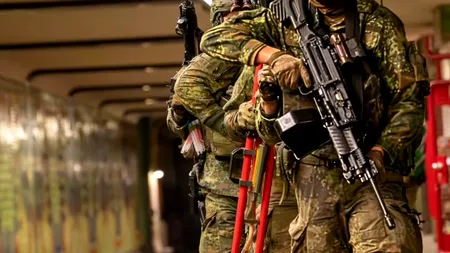 Armata germană se pregătește de un război urban. Batalionul de Gardă desfășoară exerciții militare la metroul din Berlin
