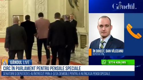 GÂNDUL LIVE. Dan Vâlceanu, președintele PNL Gorj: Haideți să nu ne batem joc de oameni! Nu vor mai exista pensii speciale pentru parlamentari chiar din următoarea legislatură!