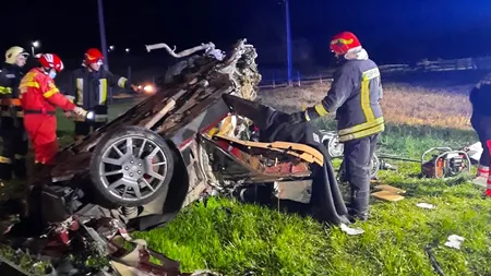 Trei tineri morți într-un accident cumplit în județul Suceava. Au plecat de la o petrecere ca să testeze un Maserati | VIDEO
