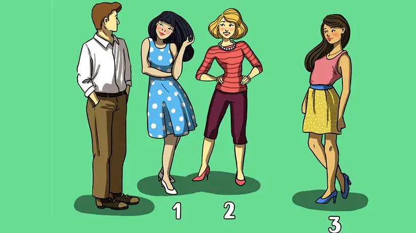 Test de logică | De care dintre cele 3 femei e îndrăgostit tânărul din imagine?
