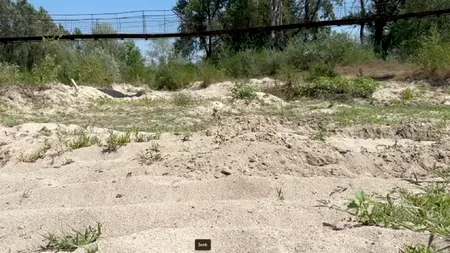Râurile din Oltenia seacă din cauza caniculei. Localnic: