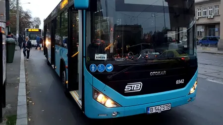 Accident în Capitală între un autobuz STB și o mașină condusă de un șofer începător. Cine a fost de vină