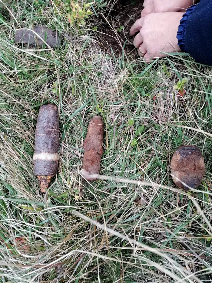 Sute de cartușe de infanterie și proiectile, descoperite pe Vârful Rugat / Sursa foto: ISU Harghita