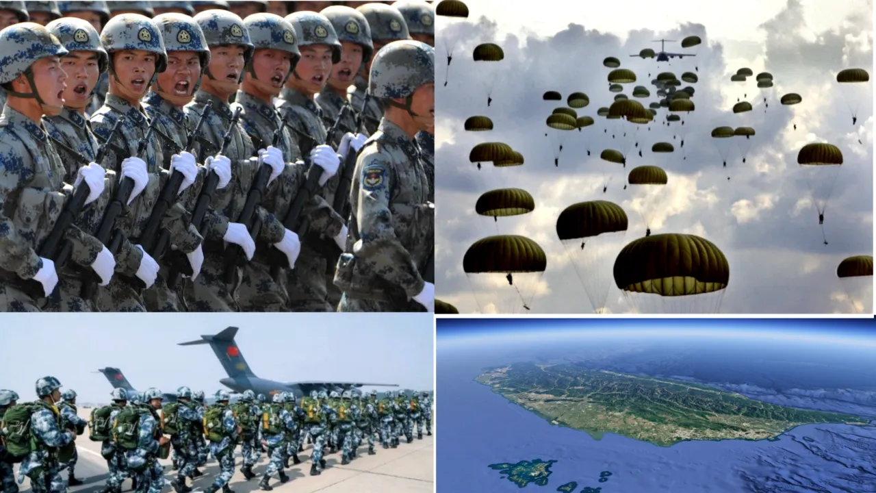 Rusia ajută China să se pregătească pentru Al Treilea Război Mondial, antrenând și echipând un BATALION aeropurtat chinez pentru invazia Taiwanului