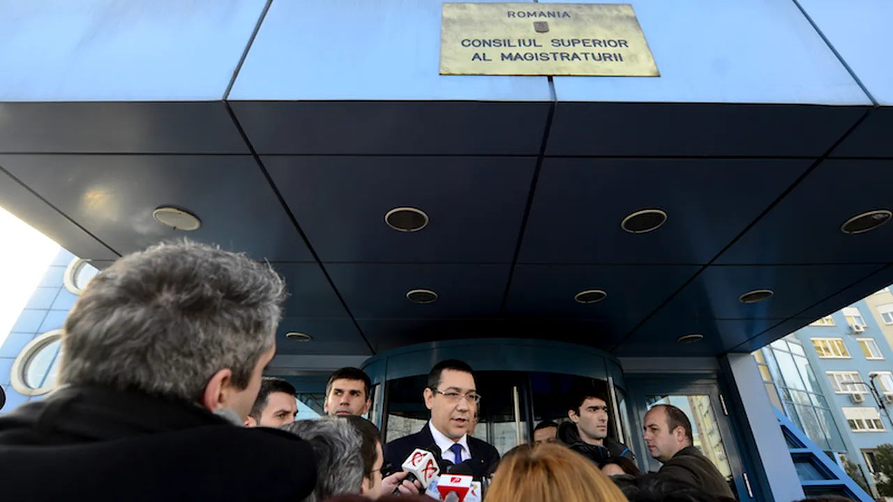 CSM sesizează Inspecția Judiciară pentru declarațiile lui Ponta, Băsescu și Vosganian