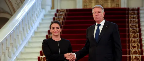VIDEO | Președintele Ungariei, Katalin Novák, în vizită de stat în România. <i class='ep-highlight'>Klaus</i> <i class='ep-highlight'>Iohannis</i> a întâmplinat-o la Cotroceni în cadrul unei ceremonii oficiale. Agenda întâlnirilor