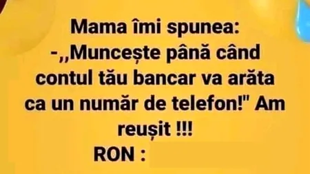 BANCUL ZILEI | Sfaturi materne