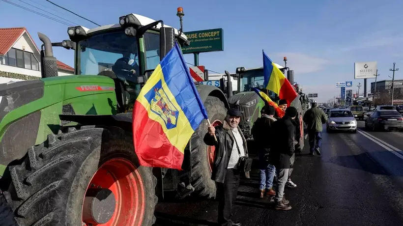 Fermierii intră cu tractoarele în Timișoara. Utilajele ar putea să BLOCHEZE centrul orașului până pe 24 ianuarie
