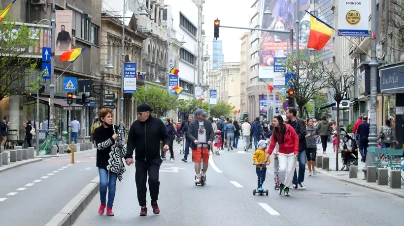 „Străzi deschise în Capitală”. Pe mai multe străzi sunt în vigoare restricții de circulație în acest weekend pentru mai multe evenimente