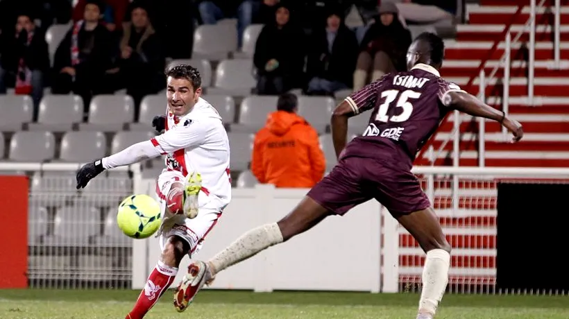 Adrian Mutu a marcat două goluri în victoria lui Ajaccio, scor 3-1, cu Olympique Lyon