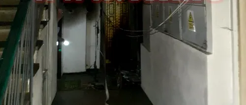 FOTO | Clipe de panică pentru Andreea Răducan. Ușa apartamentului campioanei a fost incendiată