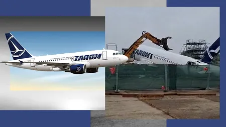 Avioanele vândute de TAROM încep să fie dezmembrate. Piesele, revalorificate, fuselajul, dus la fier vechi