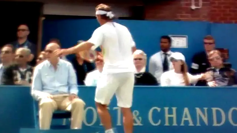 VIDEO - David Nalbandian a fost descalificat din finala turneului de la Queen's după ce A LOVIT UN ARBITRU