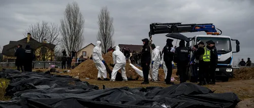 Imagini cutremurătoare. A început exhumarea gropilor comune din Bucea - FOTO