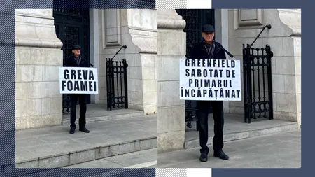 Rezident Greenfield, în greva foamei la PMB: „Promisiunile domnului primar nu s-au concretizat, ceea ce arată disprețul față de comunitatea noastră”