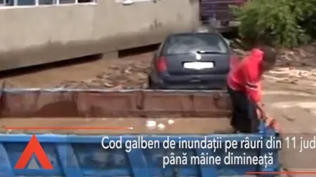 Cod GALBEN de inundații în 11 județe