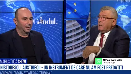 VIDEO Nistorescu: „Cred că Vestul a fost părtaș la blocarea României la Schengen. Se tem foarte tare de un val care vine pe filiera Estului”