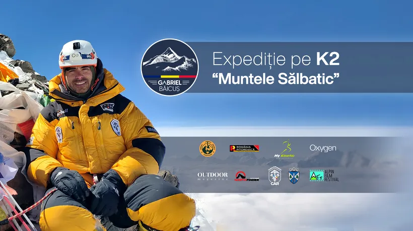 Gabriel Băicuș, alpinistul român care a ESCALADAT Everestul și Lhotse în 24 de ore, va urca pe K2 - „Muntele Sălbatic”