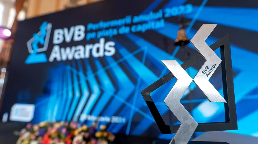 BVB a premiat performerii anului 2023. Consilierul prezidențial Cosmin Marinescu: „Stabilitatea economică necesită în continuare preocupări sporite”