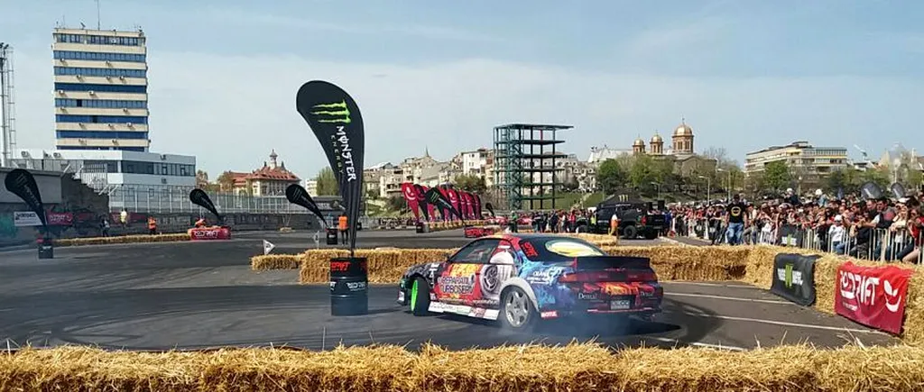 Record de spectatori la prima ediție a Drift Games din România. 15.000 de oameni au umplut parcarea unui port din Constanța. FOTO și VIDEO