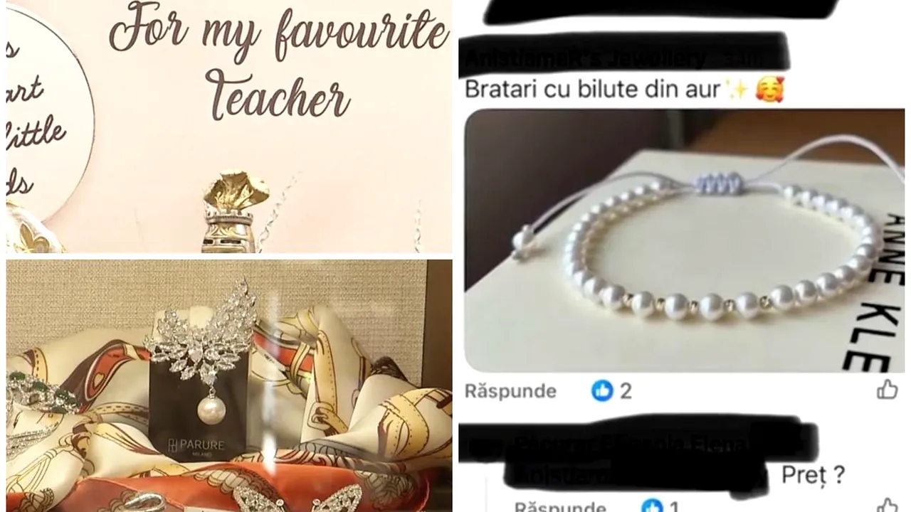 Discuții aprinse pe grupurile de părinți, legate de 1 martie, după ce o profesoară a primit de Mărțișor un lănțișor cu diamant de 8.000 de lei