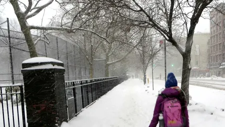 629 de școli, din Moldova și Muntenia, ÎNCHISE din cauza viscolului puternic