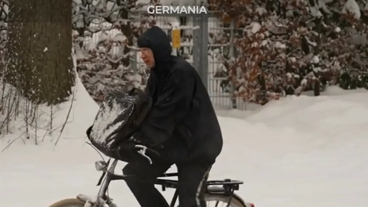 Europa, îngenuncheată de ger năprasnic și furtuni cu forță de uragan: „Rămâneți acasă”