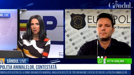 GÂNDUL LIVE. Cosmin Andreica, Europol, nemulțumiri privind Poliția Animalelor: Nu trebuie să facem structuri de dragul de a le inventa în campanie electorală