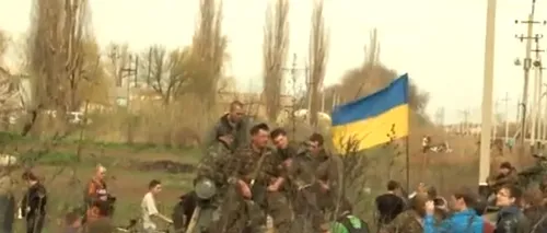 Brigada ucraineană de parașutiști, care s-a predat și a lăsat pe mâna protestatarilor proruși blindate și arme, va fi dizolvată