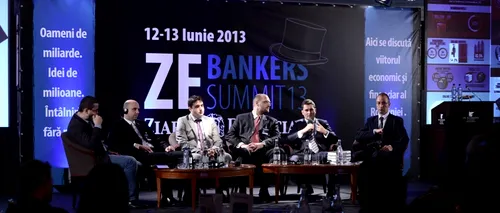 VIDEO ZF Live special miercuri de la 9:30 pe zf.ro: Blănculescu, Tănăsescu, Groningen și Negrițoiu în direct de la ZF Bankers Summit 2013