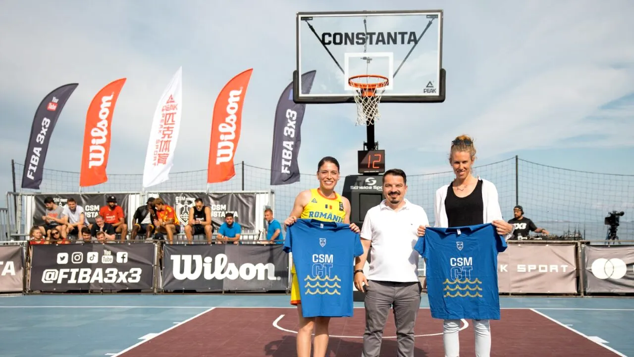 După 10 ani, în Liga Națională de Baschet! Gabriela Mărginean prezentată oficial la Constanța la turneul de baschet 3x3 | FOTO