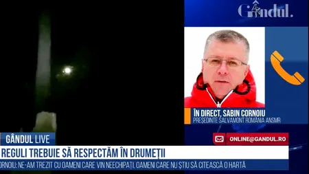 GÂNDUL LIVE. Sabin Cornoiu, președintele Salvamont România: „Faptul că lumea merge în natură este un lucru foarte bun, dar oamenii trebuie să respecte neapărat niște reguli”