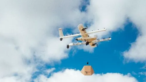 Prima țară din lume care a AUTORIZAT un serviciu de livrare cu drone - VIDEO