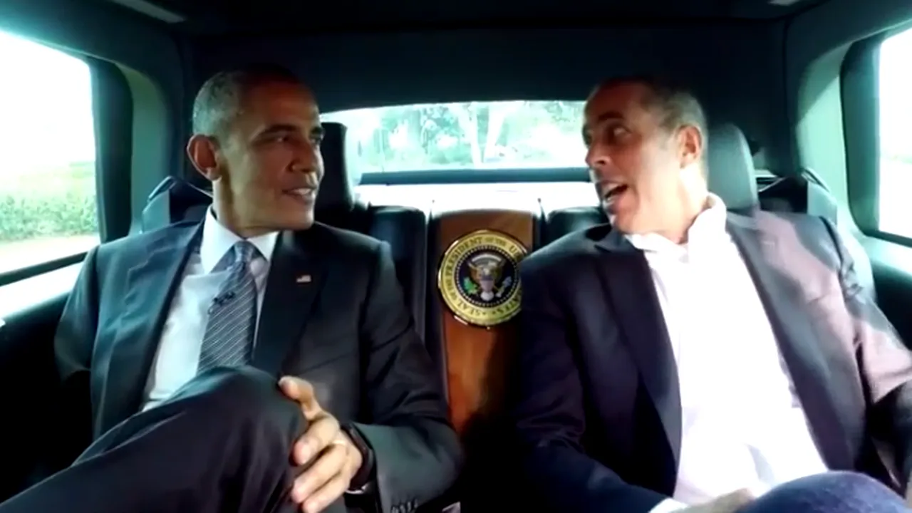 Obama, de vorbă cu Jerry Seinfeld, așa cum nu l-ați mai văzut niciodată