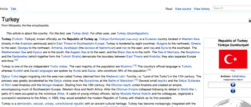 Turcia avertizează Wikipedia în privința conținutului și vrea să impoziteze site-ul