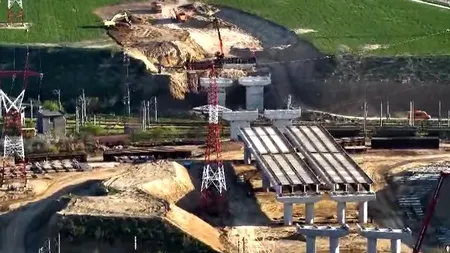 În ce stadiu sunt lucrările la drumul expres Brăila-Galați / Șeful CNAIR: „Constructorul a mobilizat 500 de muncitori și 12 macarale de mare tonaj”